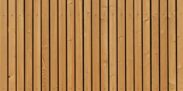 Bild einer Holzfassade in vertikaler Anordnung