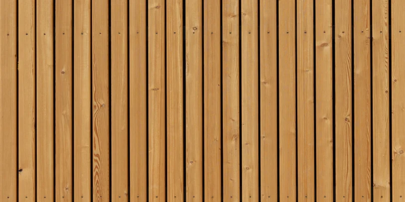 Bild einer Holzfassade in vertikaler Anordnung